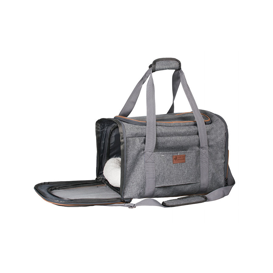Outech Bolso Transportin Viajero Gris para perros